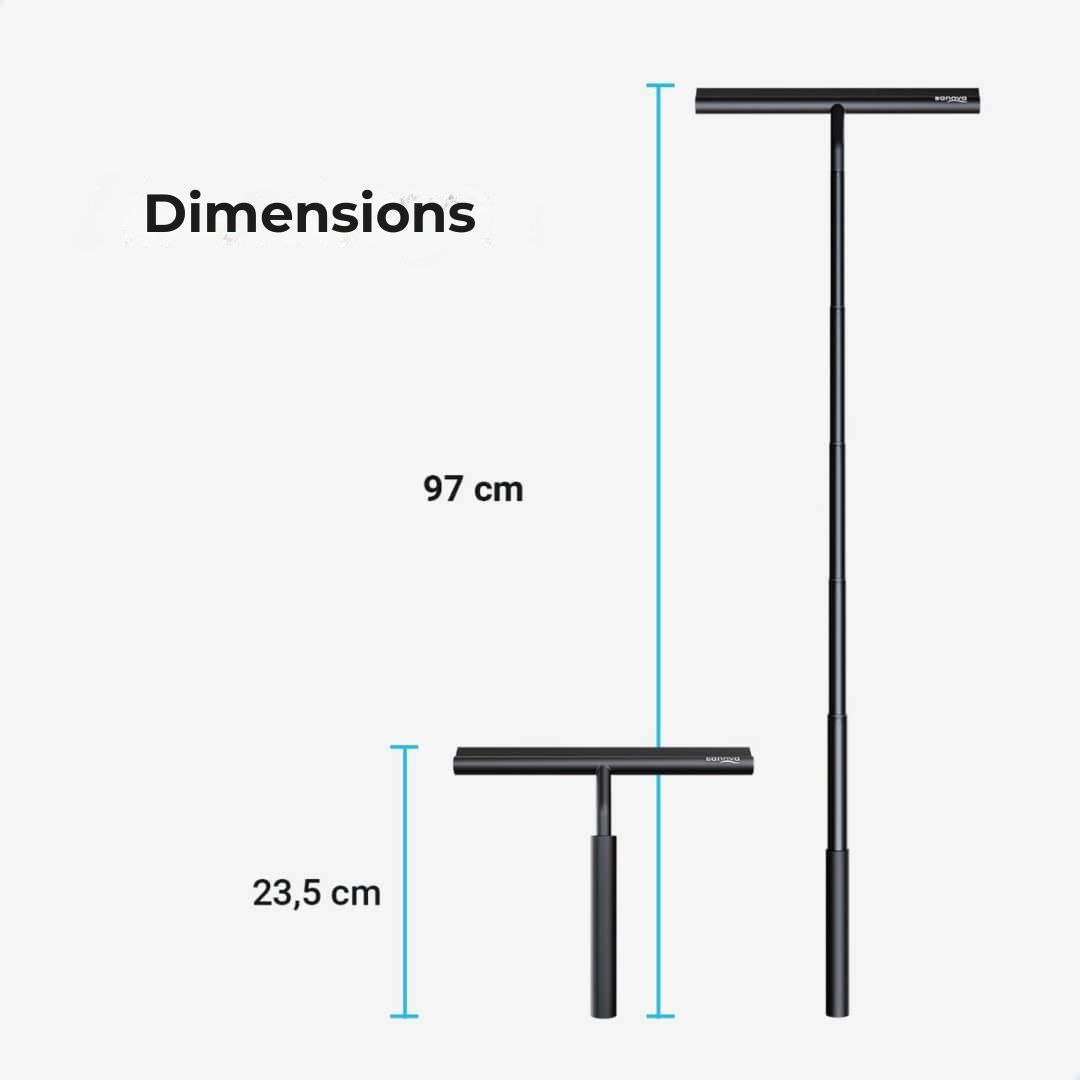 Raclette de douche extensible