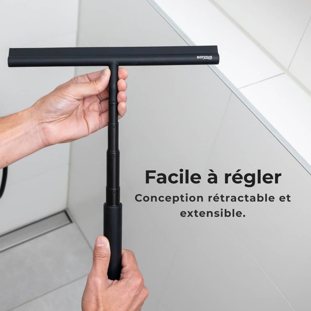Raclette de douche extensible