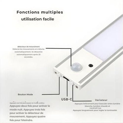 GlowLine - Une lumière économe en énergie qui s'allume uniquement lorsque vous en avez besoin